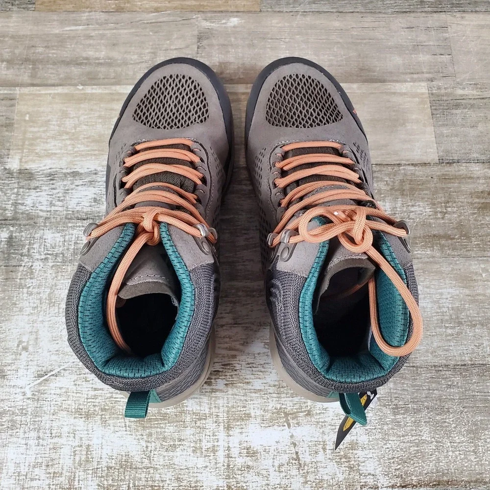 Vasque Breeze LT NTX Womens Hiking Shoes Sz 9 M Bungee Cord Leather Lace Up